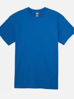 Blue T Shirt, XL, Short Sleeve